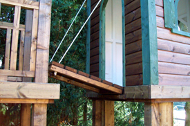 Adventure Play Area Draw Bridge