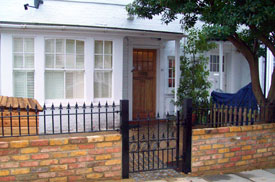 Front Garden Brick and Railings